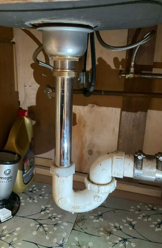 repiping under kitchen sink