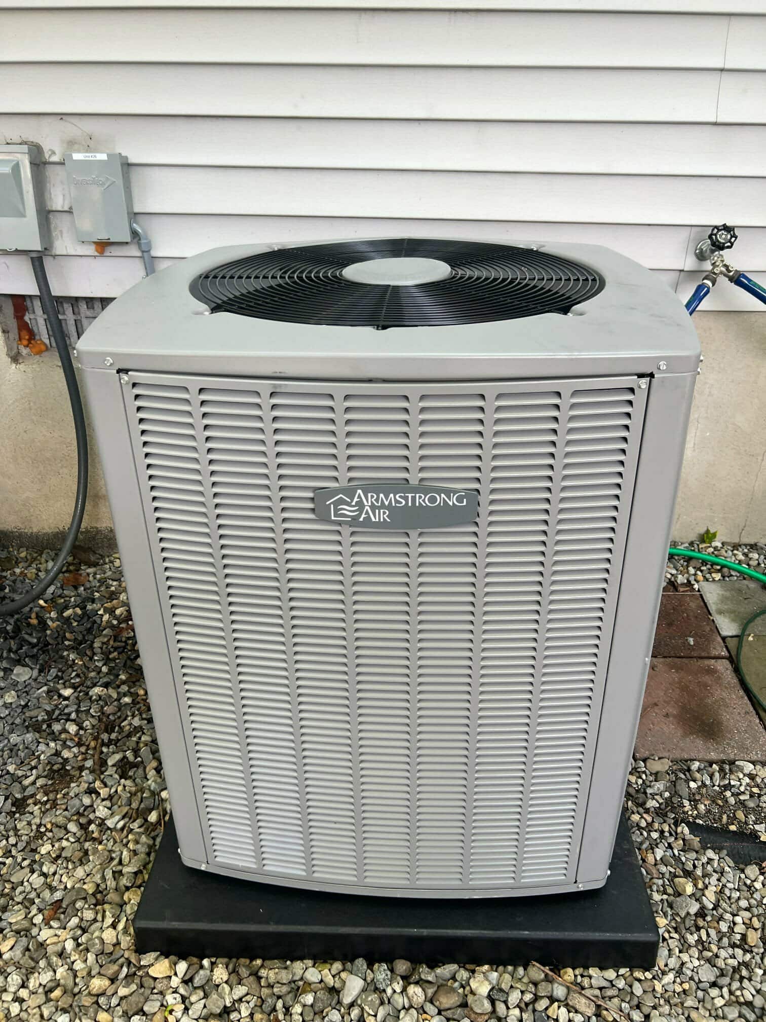 AC condenser after maintenance