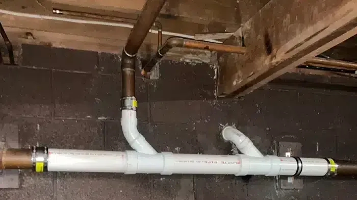 sewer line
