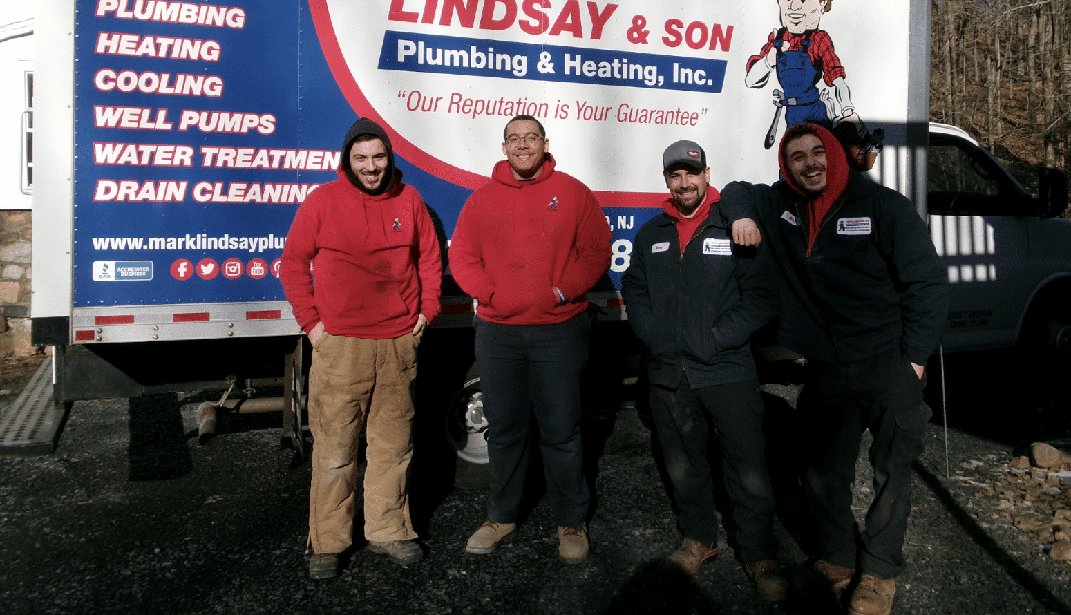 Mark Lindsay and Son Plumbing & Heating team